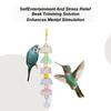 Bird Cage Toys Multifunctional Pet Grinding Supplies Colorful Parrot Beak Grinding Stones Toys For Macaws Sparrow Parakeet