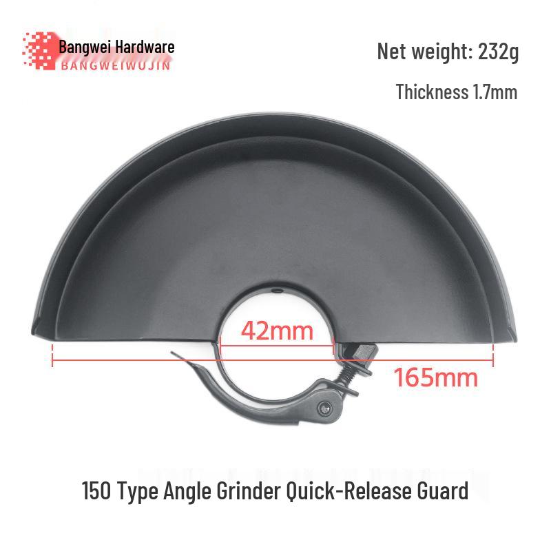 Quick Release Dustproof Angle Grinder Protective Cover, Compatible with 100, 115, and 125 Types, Thickened Design for Polishing and Grinding Machines.