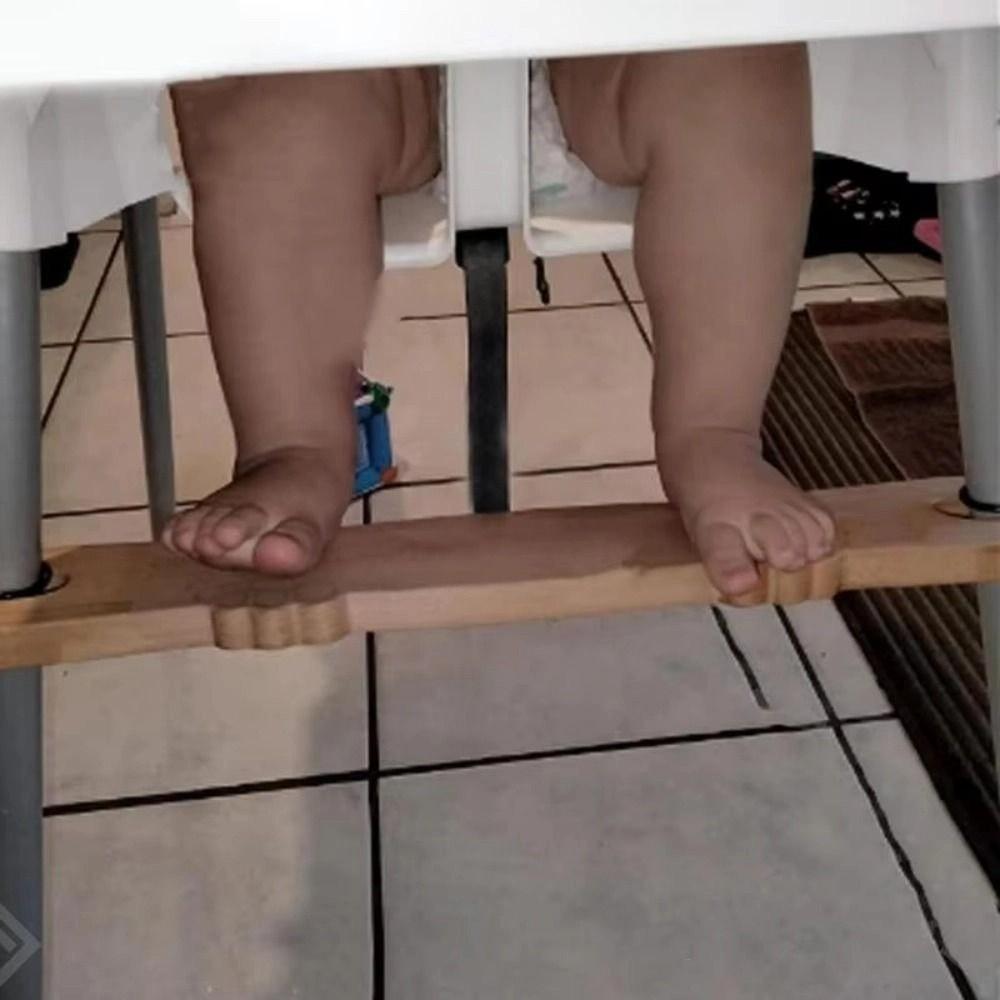 Stable Design Baby Highchairs Pedal Adjustable Highchair Accessory High Chair Footrest  Kids Babies