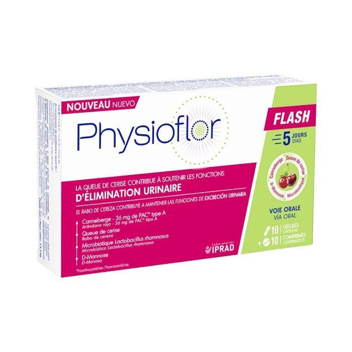 Physioflor Flash 10 Gélules + 10 Comprimés