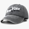 Retro New York Embroidered Snapback Hat Vintage Washed Baseball Caps Spring Autumn Adjustable Hip Hop Dad Hats For Men Women