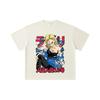 260 GSM Double Yarn 32 Count 100% Cotton Dragon Ball V24 Android Print Unisex Heavy Cotton T Shirt