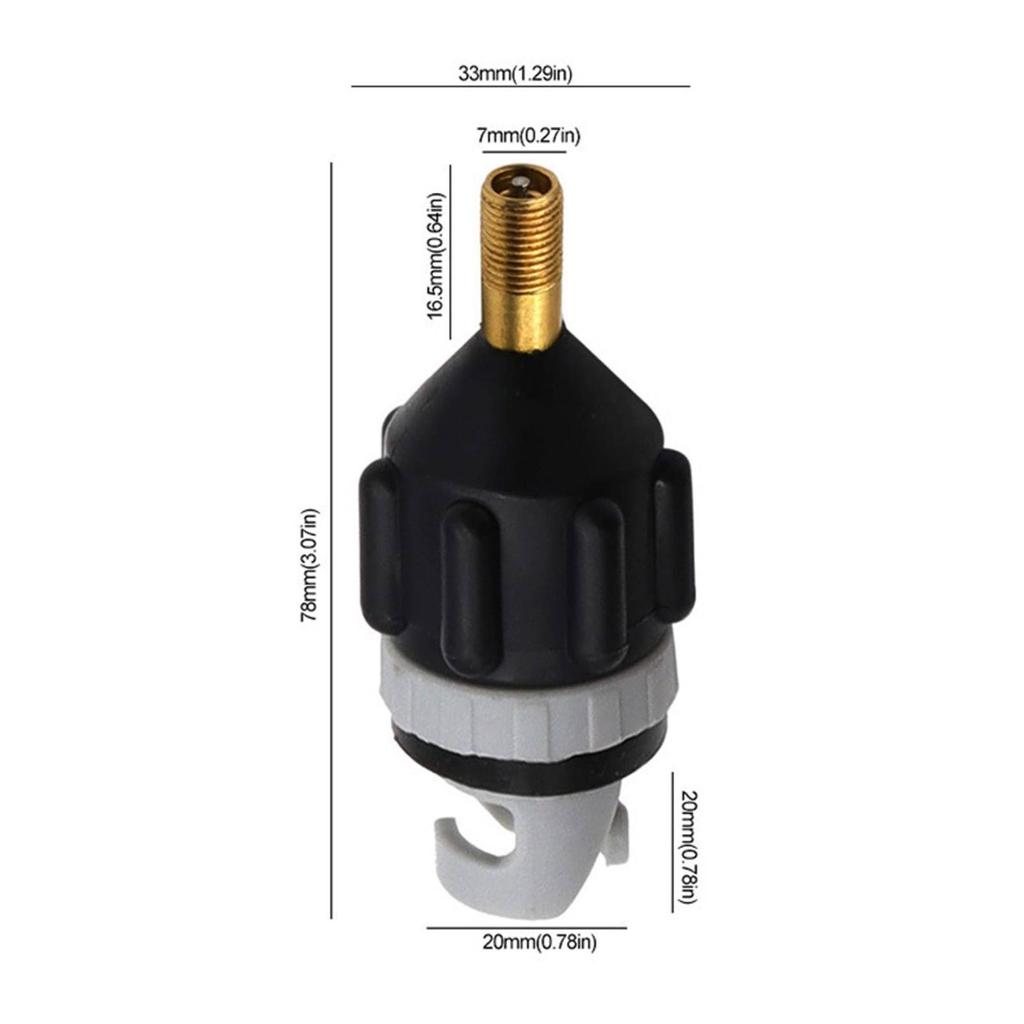 Air Valve Adapter Quick Inflation Inflatable Boat Converter