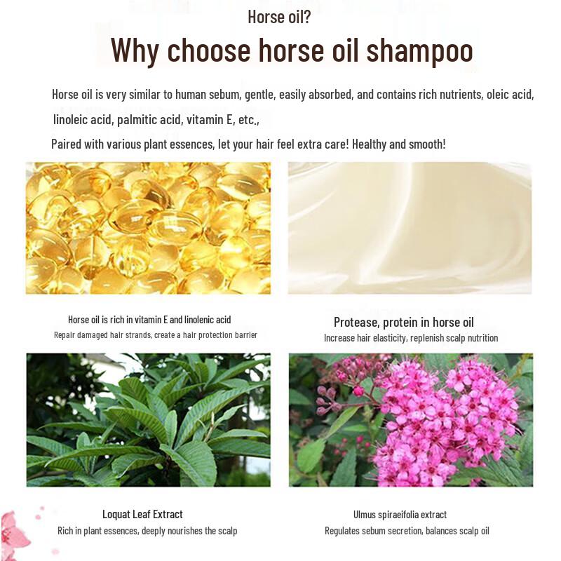 Horse Oil Shampoo & Shower Gel Gift Set