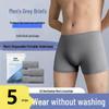 JINGRUIXIANG Men's Disposable Cotton Boxer Briefs (5-Pack)
