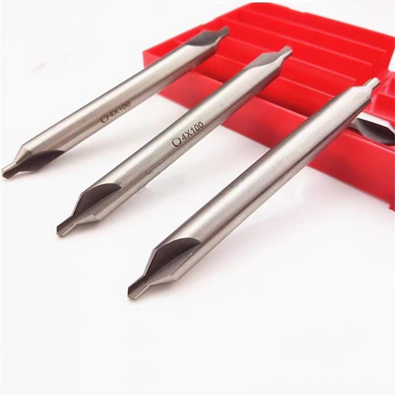 100mm Extended A Center Drill W6542 HSS for Metal Processing Center Drilling Positioning CNC Mechanical Lathe