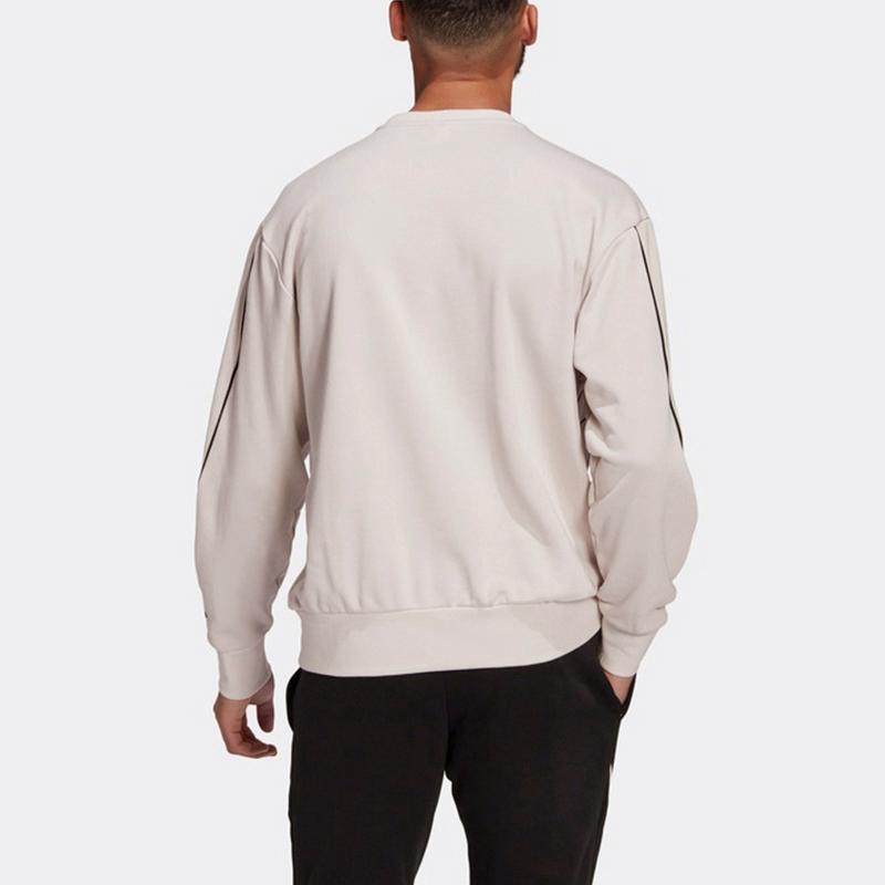 Adidas U Favs Q1 Sweater With Logo Print Men Sweatshirt Fawn-Brown GK9373