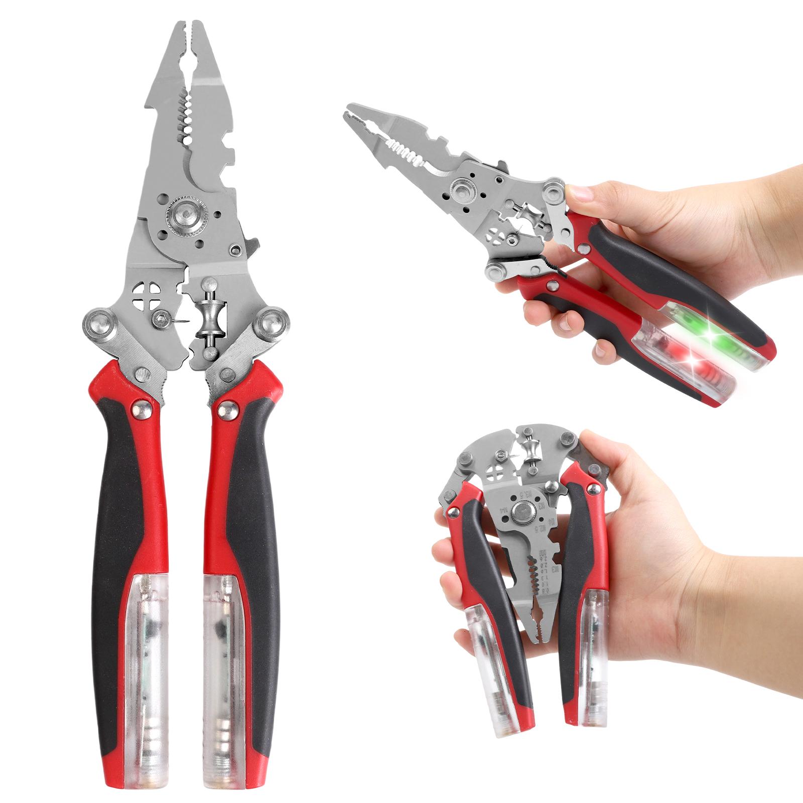 

Wire Stripper with Integrated Voltage Tester and Stainless Steel Construction for Electrical Repairs and Wiring China Mainland