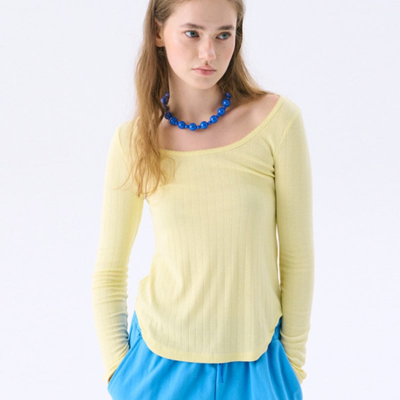 

JUNEJUNE SPACE Colored Necklace_Blue ONE