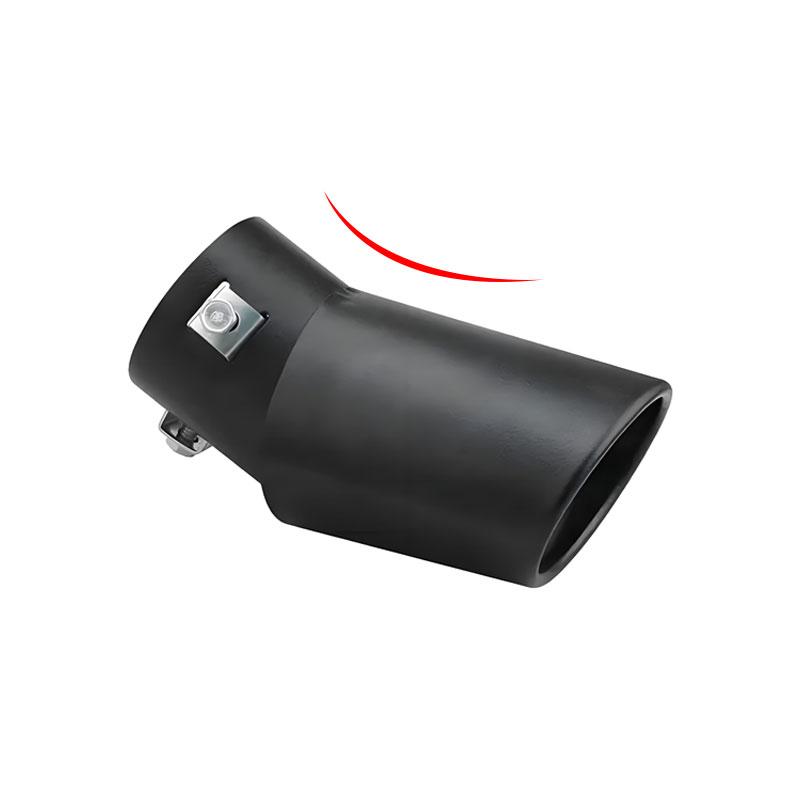 1 Piece 2.5" Stainless Steel Chrome Trim Car Auto Exhaust Muffler Tip Pipe Rear Tail Throat for Specific Models