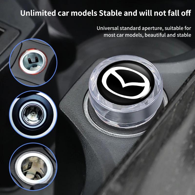 2025 Hot Car Cigarette Lighter Button Replacement Plug Dust Cover For Mazda 6 3 CX5 5 2 323 CX7 Demio Atenza Axela MX30 CX30 CX3