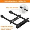 Reinforced Spare Tire Mounting Bracket with Double Washer Defense 120 Pound Load Capacity Waterproof for Trailers