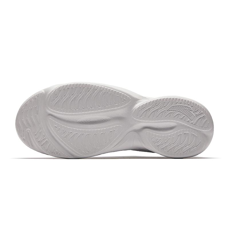 Anta Slip Resistant Breathable Abrasion Resistant Low Top Casual Shoes Men's Gray 912528817Q-1