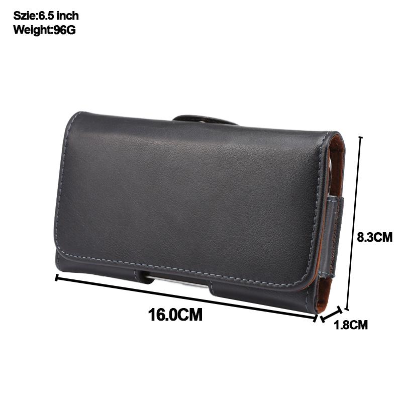 Universal Genuine Leather Belt Holster Case For iphone Samsung Galaxy S25edge S25Ultra S24FE A56 A36 A26 iphone Xiaomi Waist Bag