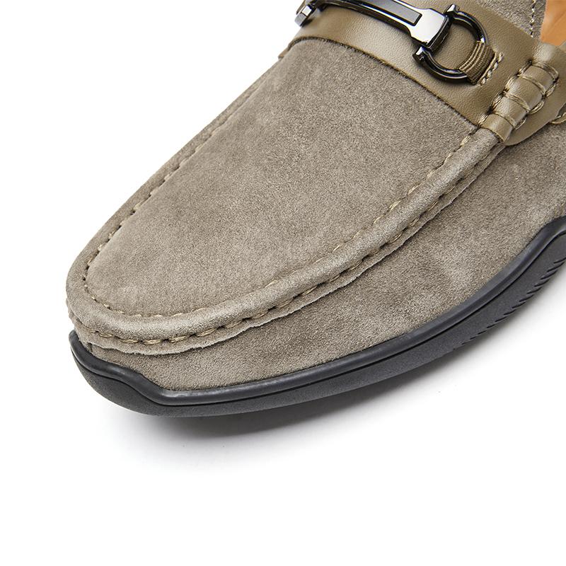 Men's Casual Leather Shoes Lightweight Loafers Moccasins Comfortable Slip On Driving Shoe