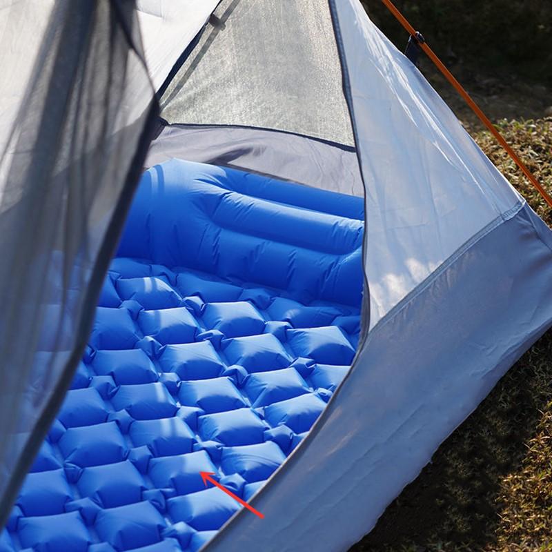 Camping Sleeping Pad Υπερελαφρύ Φουσκωτό Στρώμα Φορητό Μαξιλάρι Αέρα Εξωτερικού Χώρου ύπνου για Ταξιδιωτική Πεζοπορία