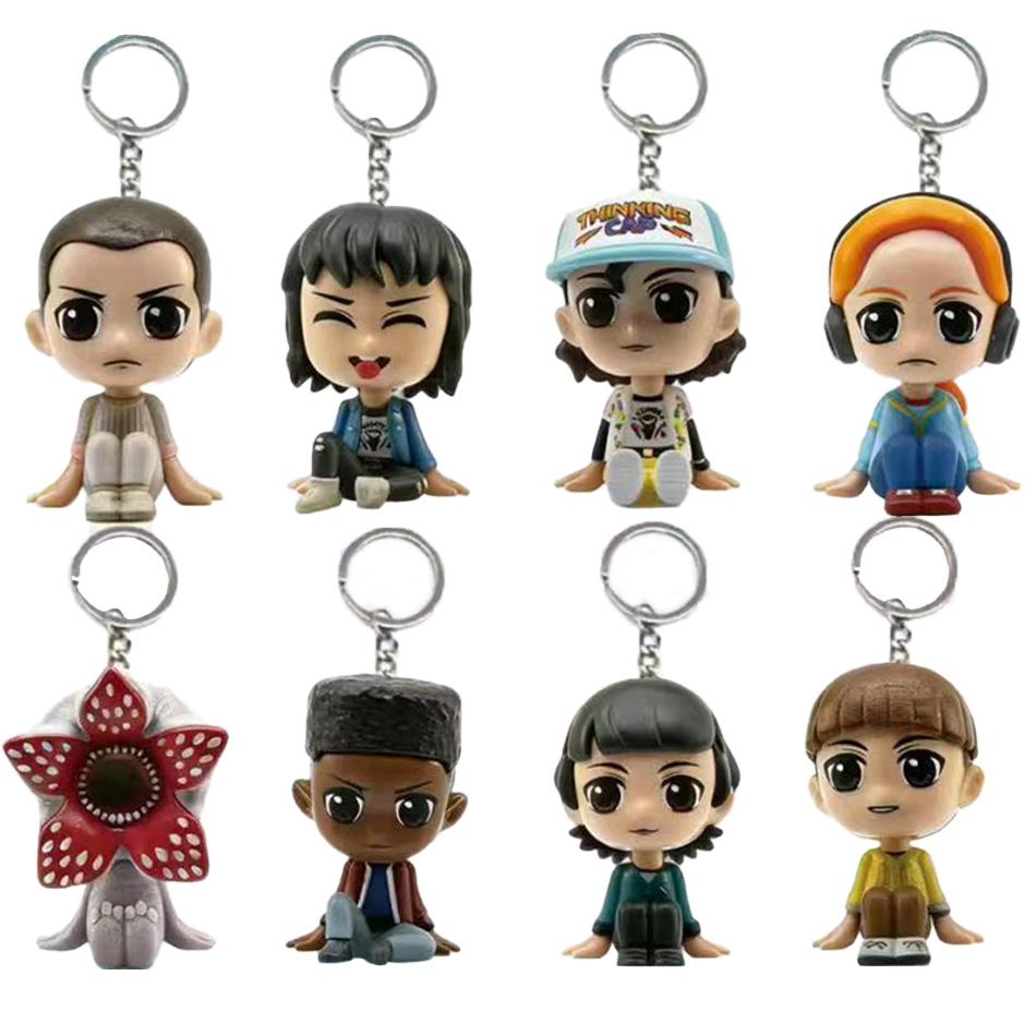 Stranger Eleven Dustin Barb Steve Demogorgon PVC Figures Cartoon Home Decor Peripherals Collectible Model Toys for Fans