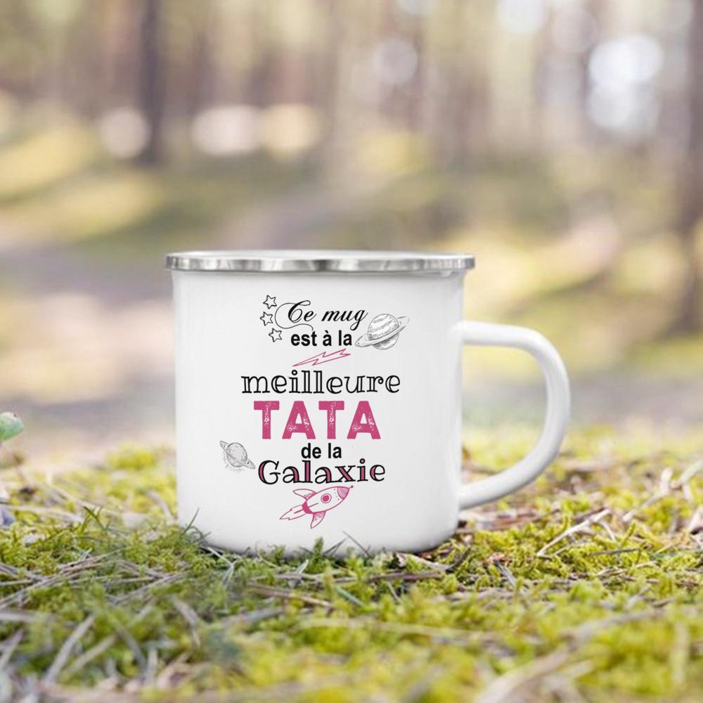 Best Papa Maman Papy Mamie Tonton Tata Marraine Print Coffee Mug Outdoor Water Cup Camping Mugs Festive Birthday Gift for Family