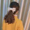 Hair Accessories Korean Women Lattice Bow Hairpin Ponytail Holder Vertical Clip Banana Clip