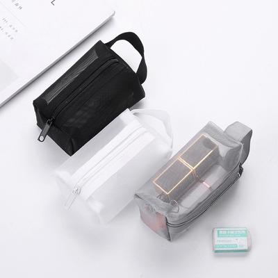 1 Stuks Reizen Mesh Make-up Tas Rits Make-up Tas Voor Vrouwen Wasbare Toiletartikelen Tas Make-up Organizer Draagbare Opbergzak