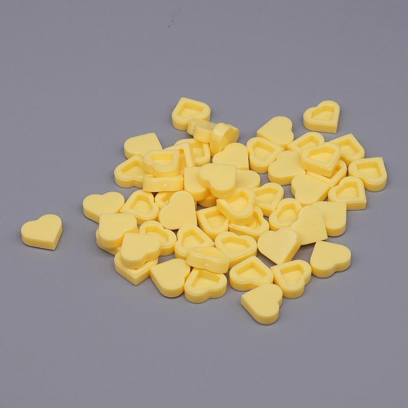 Handmade Small Building Blocks with Heart-Shaped Light Panels, Compatible with 39739 Flat Panels