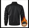 Men's MA-1 Loose Fit Windproof Stand Collar Baseball Jacket - Thickened Winter Outerwear