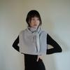 YURT CASHMERE TRIANGLE MUFFLER [YA303]_3color