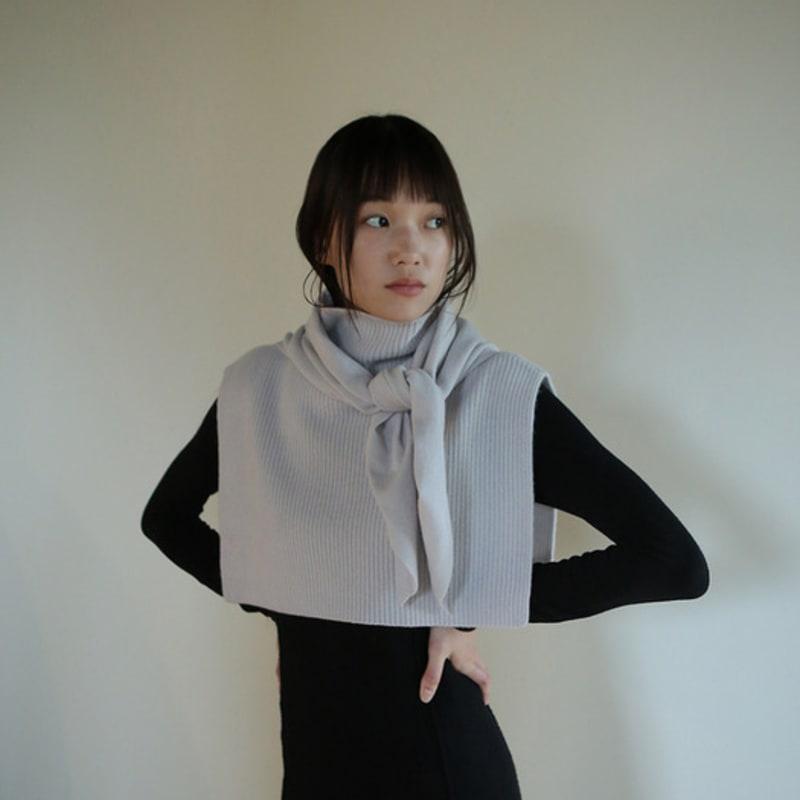 YURT CASHMERE TRIANGLE MUFFLER [YA303]_3color