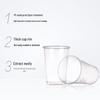 MiaoJie 240ml Disposable Plastic Cups (50-pack)