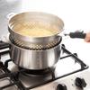 Wahei Freiz Japanese-made Tsubame-Sanjo 4-piece Pot Set with Detachable Handles, Steamer, Colander, Stainless Steel, IH Compatible, EM-033