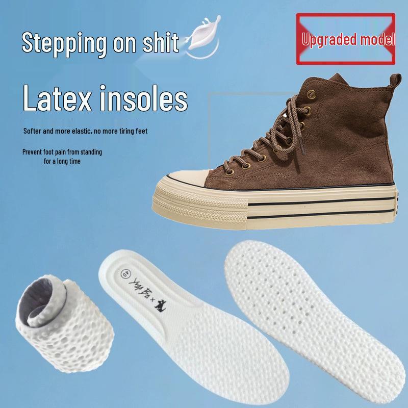 

Men s 2025 Spring Retro High-Top Canvas Sneakers - Versatile Thick-Soled Trendy Shoes 43