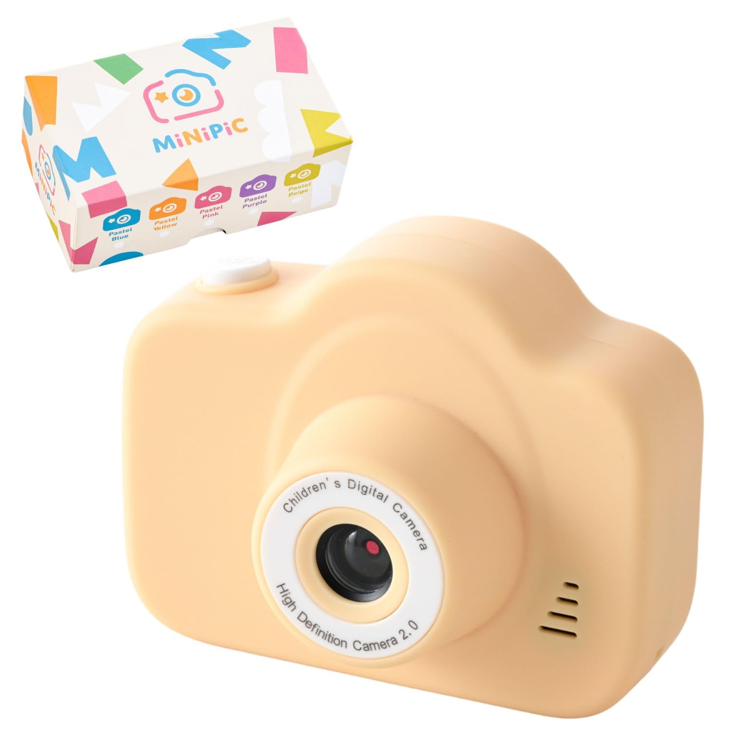 

Kids camera card lightning pastel (smartphone reader connector, yellow)