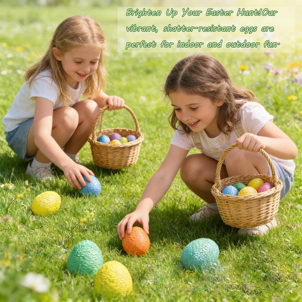 12Pack Easter Dino Egg Dig Kit, Dinosaur Excavation Toy with Tools & Learning Cards, STEM Archaeology Science Set, Easter Party