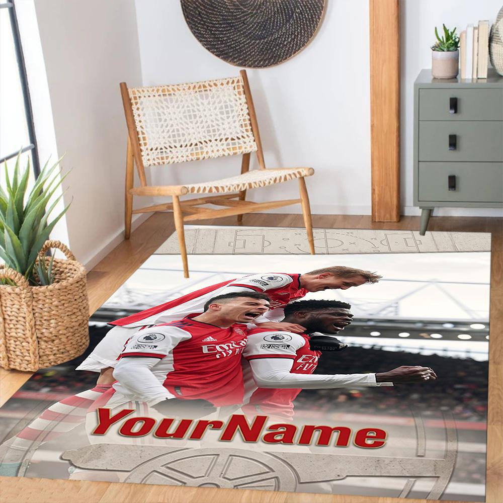 Arsenal Customized Name Carpet Perfect for Bedrooms Foyer Outdoor Living Rooms Anti-slip Rug Office home decor