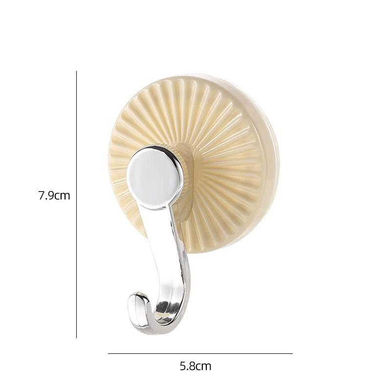Suction Cup Hooks Powerful Vacuum Waterproof Suction Hook Hanger Bathroom Kitchen Towel Wall Hook Storage Holder Home Accessorie
