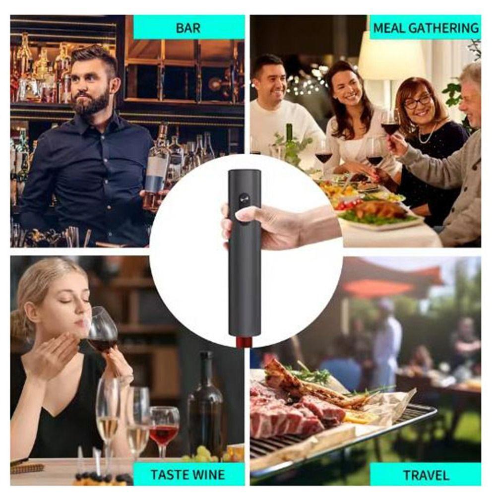 Reusable Automatic Wine Opener Battery Operated Electric Corkscrew  for Home