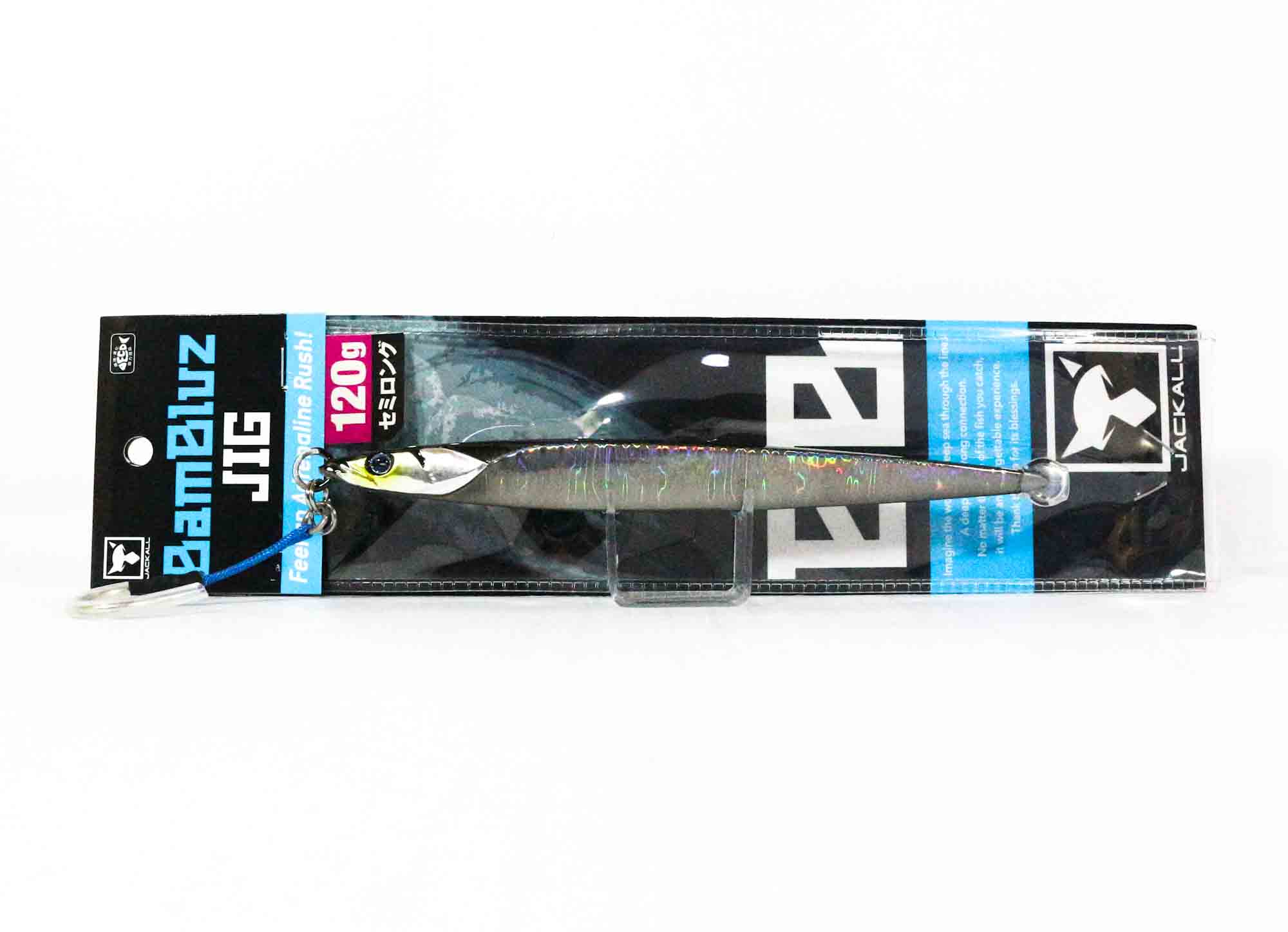 

Jackall Metal Jig Bambluz Semi Long 120 грамм Серый Металлик Магма (3559)