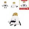 Adorable Detective Egg Plush Toy Cute Cartoon Anime Stuffed Animal For Apartment Dorm