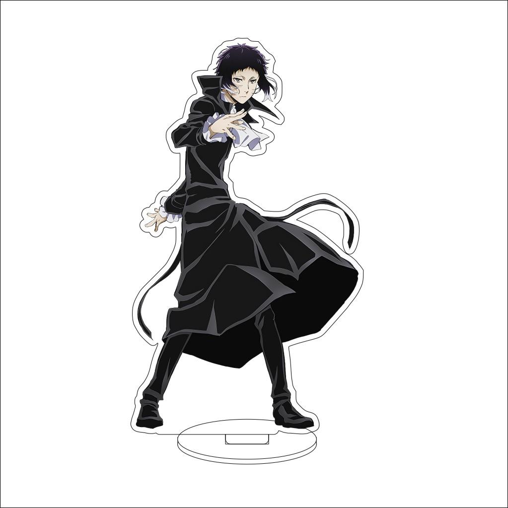 16CM Anime Cosplay Acrylic Stand Ornaments Edogawa Rampo Kunikida Doppo Dazai Osamu Figure Stand Halloween Christmas Gifts