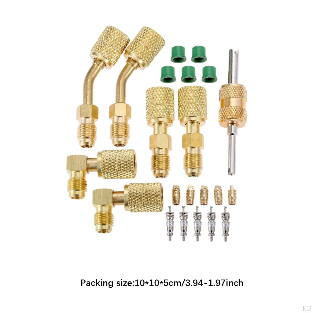 R410A Adapters Kit Charging Vacuum Port Adapter