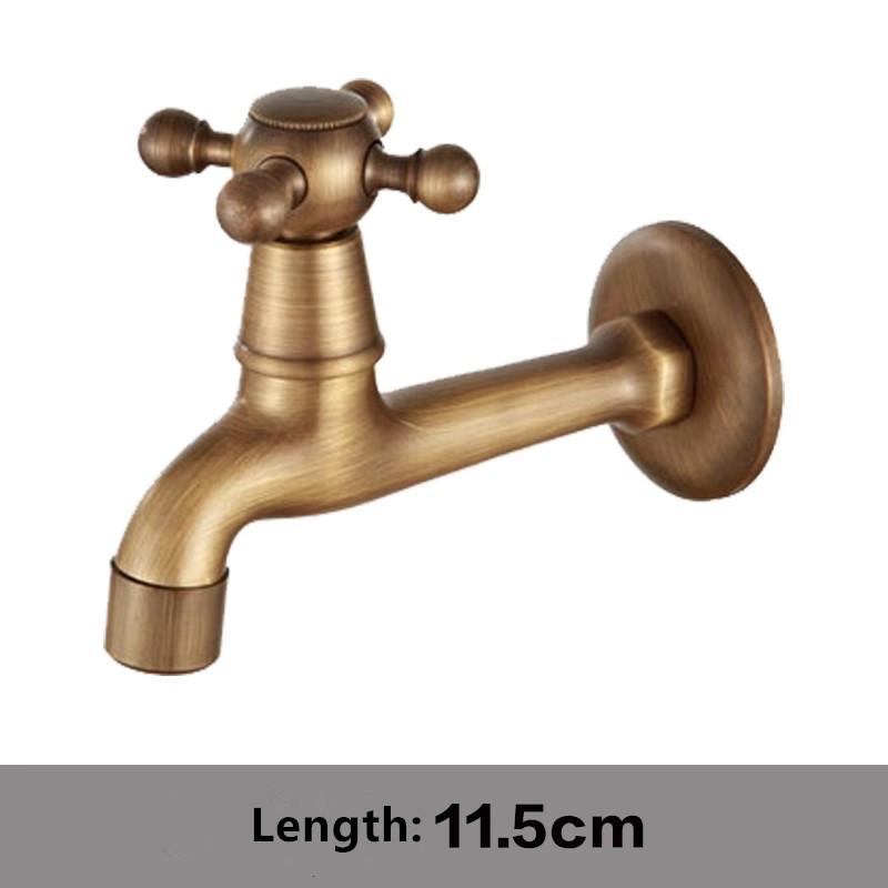 Antique Bronze Washing Machine Faucet Bibcock Faucet Garden Faucet Crane Brass Bathroom Mop Sink Faucets Water Taps Garden