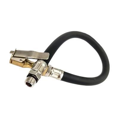 Mangueira de Inflador de Pneu Extensível, Com Botão de Liberação Rápida, Adaptador de Mandril de Inflagem Rápida para Tubo de Mangueira de Bombas de Ar
