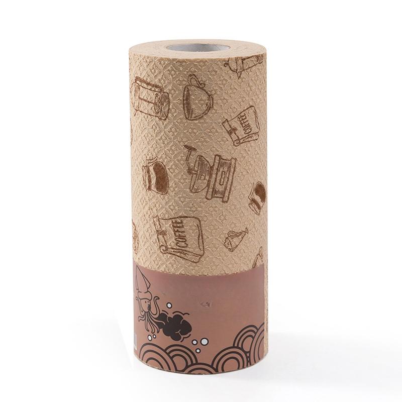 

Ленивая Ткань, Абсорбирующая Одноразовая Ткань для Мытья Посуды, Двойного Использования Сухая и Влажная, Обезжиривающая Кухонная Ткань