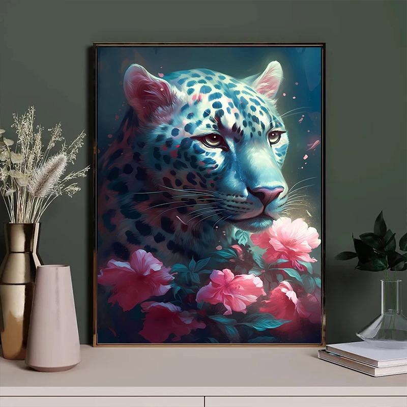 Fantasy Flower Animal Posters Prints Hummingbird Kingfisher Bird Horse Canvas Painting Wall Art Pictures Home Living Room Decor