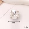 Zinc Alloy Pearl Flower Clog Accessories - DIY Shoe Buckle Decoration