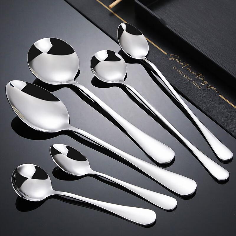 304 Stainless Steel Dessert & Dinner Cutlery Set (10-Pack)