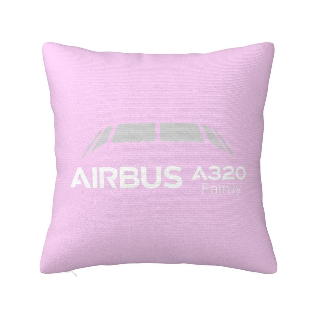 A320 Family Square Pillowcase Cushion Cover Pillow Case Throw Pillow Cover for Home Sofa Living Room