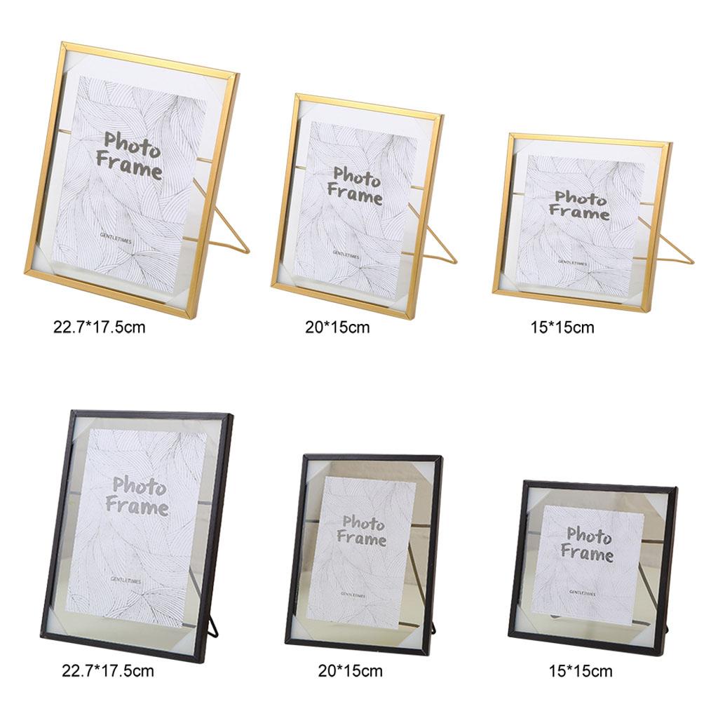 Modern Photo Frame Ornate Photo Frame Picture Frame Metal Floating Glass Artwork