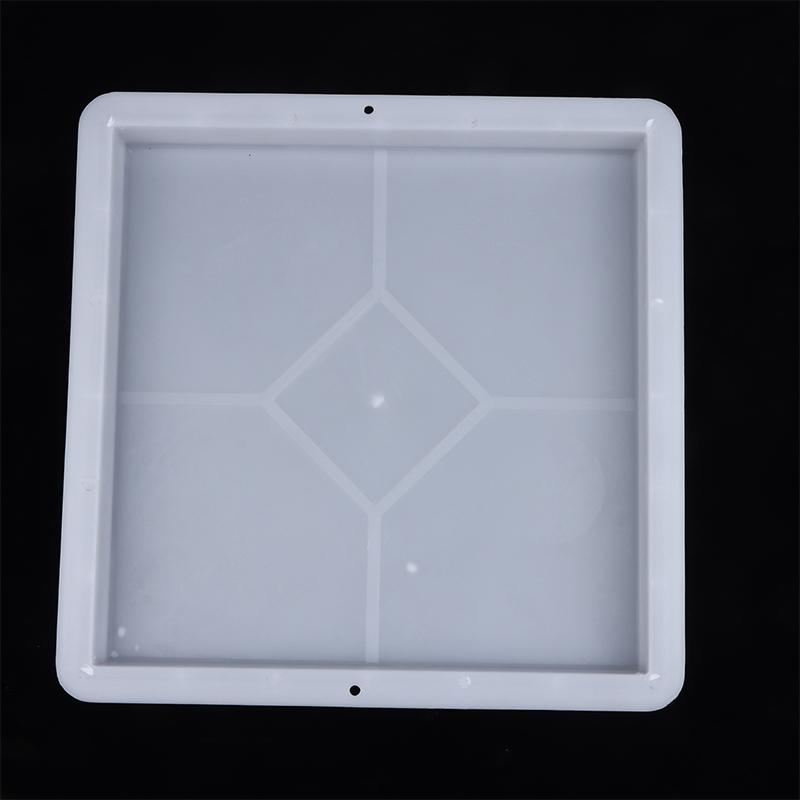 

Diy Practical Path Lawn Paving Cement Brick Mold Garden Courtyard Stone Road Concrete Pavement Walk Maker Mold Imitation Tools білий