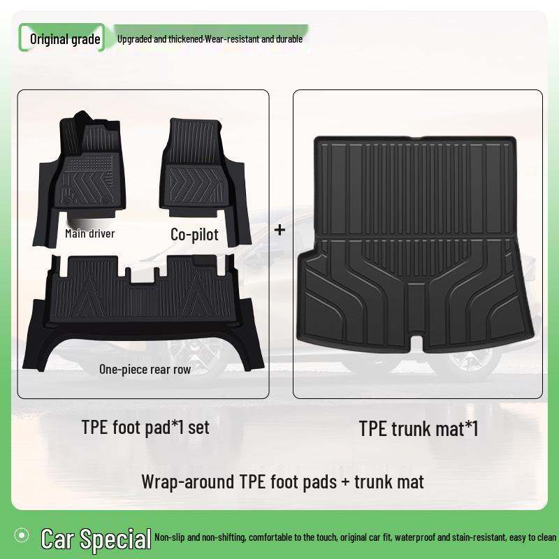 Custom TPE Floor Mats for 2026 Geely Galaxy E5 - Full Coverage and Original Fit Accessories